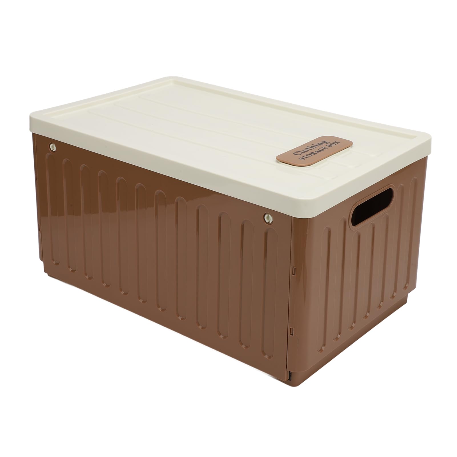 Foldable Closet Organizer - 9 Grids Wardrobe Storage Box for Clothes, Pants, Sweaters & Shirts | Stackable & Space-Saving | Perfect for Bedroom, Closet & Dorm Organization (Brown)