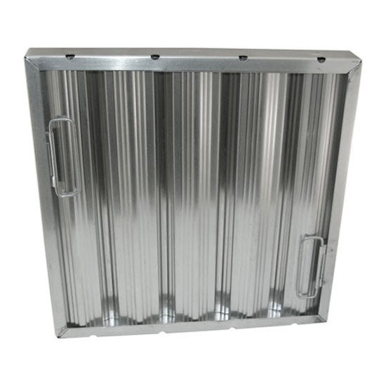 FMP 129 2065 Trine Baffle Grease Filter 20x20 - High Efficiency Kitchen Range Hood Filter for Restaurants & Commercial Cooking Areas