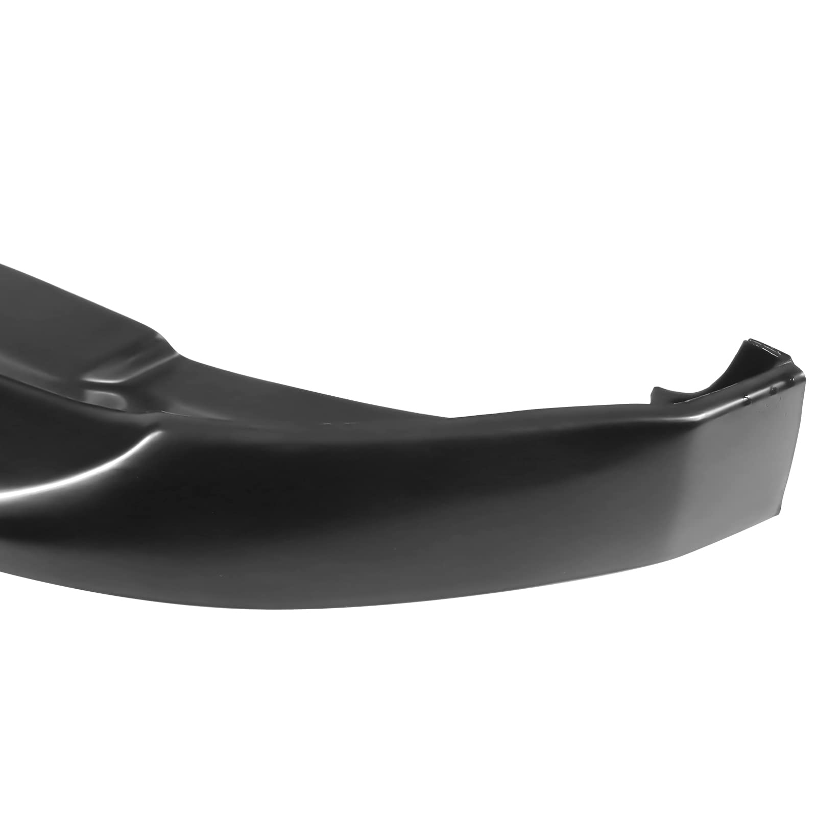 IKON MOTORSPORTS V2 Style Front Bumper Lip Splitter for 2006-2010 Dodge Charger - Unpainted Black PU Valance Chin Spoiler | Aggressive Styling Upgrade for Street & Track Performance
