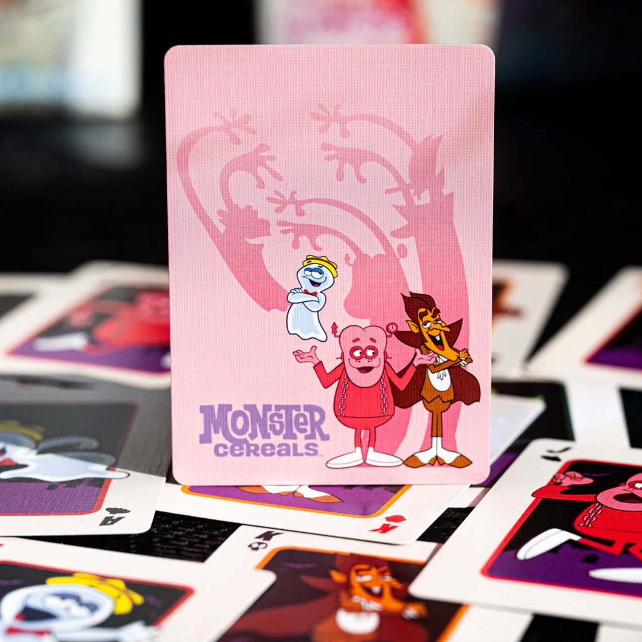 Monster Cereals Playing Cards - Frute Brute Themed Collectible Deck | Perfect for Game Nights, Halloween Parties & Nostalgic Gift Giving
