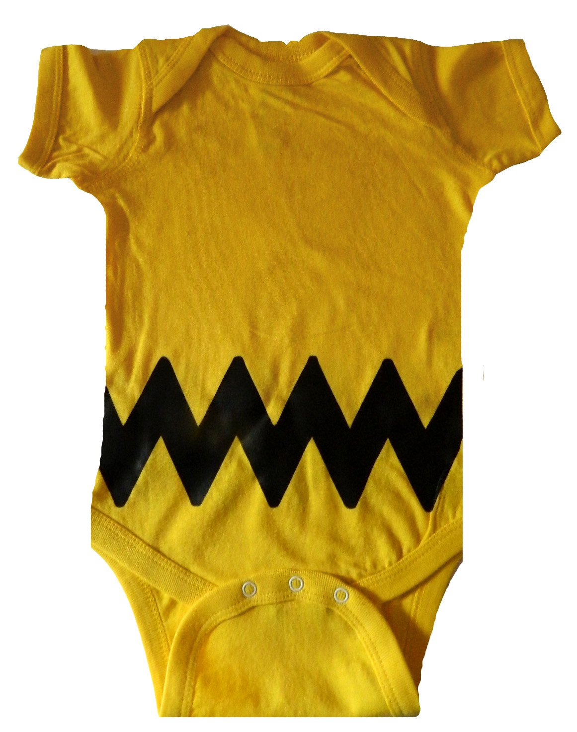 Custom Peanuts Charlie Brown Double-Sided Zig Zag Baby Bodysuit for Boys & Girls - Soft Cotton Onesie for Infants, Toddler Outfit, Baby Shower Gift, Halloween Costume, Christmas Pajamas