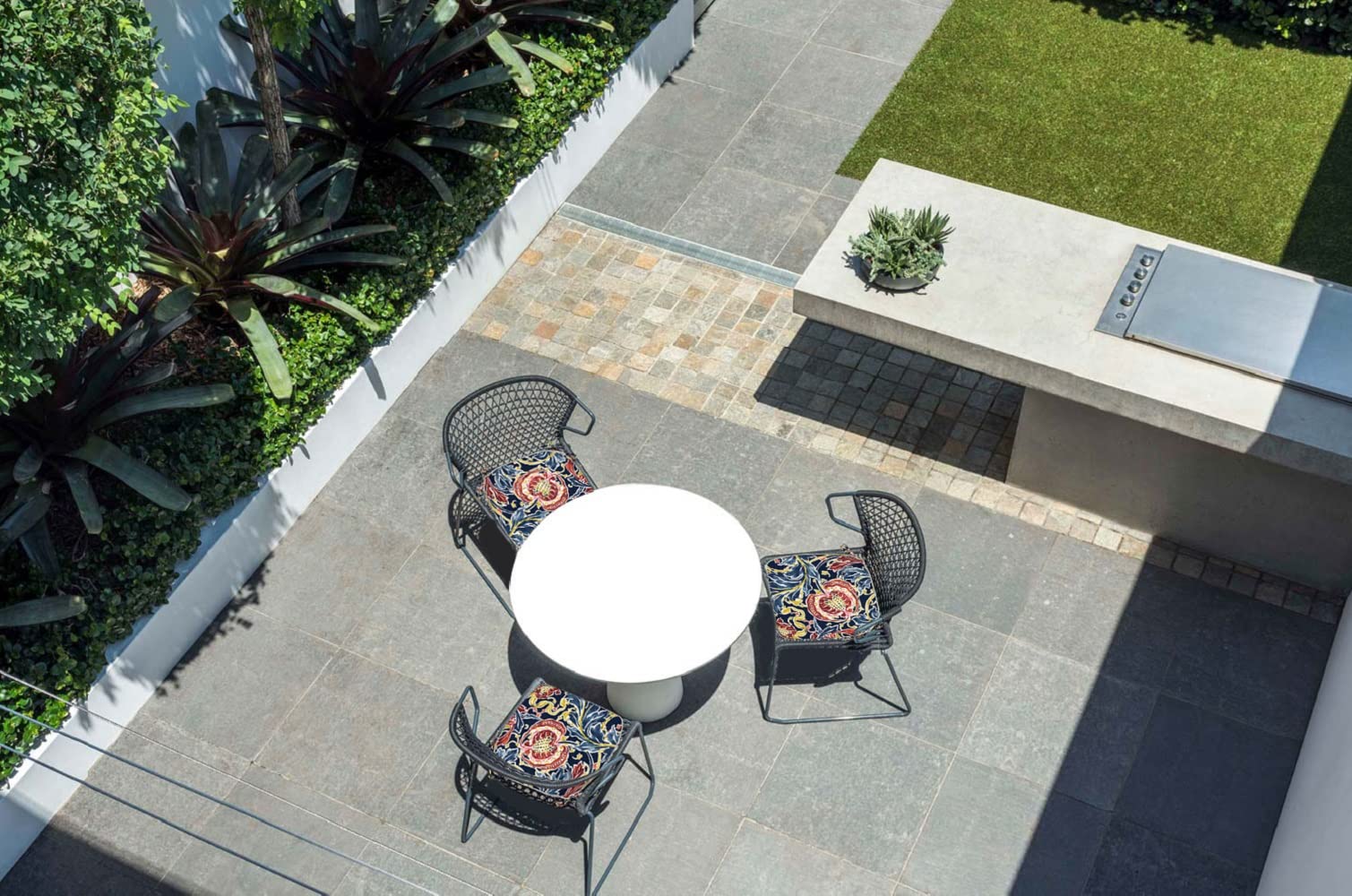 Premium Outdoor Chair Cushions Set of 2 - 16x17 Inch Navy Blue U-Shaped Patio Seat Cushions with Secure Ties - Water-Resistant & Durable for Garden, Deck, Balcony, and Home Office Furniture (Perfect for Relaxing Outdoors)