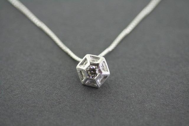 Double Diamond Pendant Necklace for Women - 14K Gold Plated Elegant Jewelry Gift for Anniversary, Valentine's Day & Special Occasions