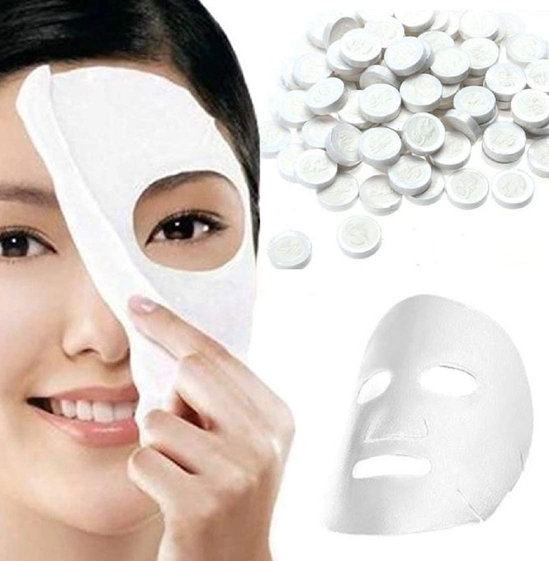 Compressed Facial Mask Paper (24 Pack) - DIY Sheet Mask for Spa & Skin Care | Hydrating & Rejuvenating for Women & Girls | Perfect for Travel, Home Spa, and Daily Skincare Routine