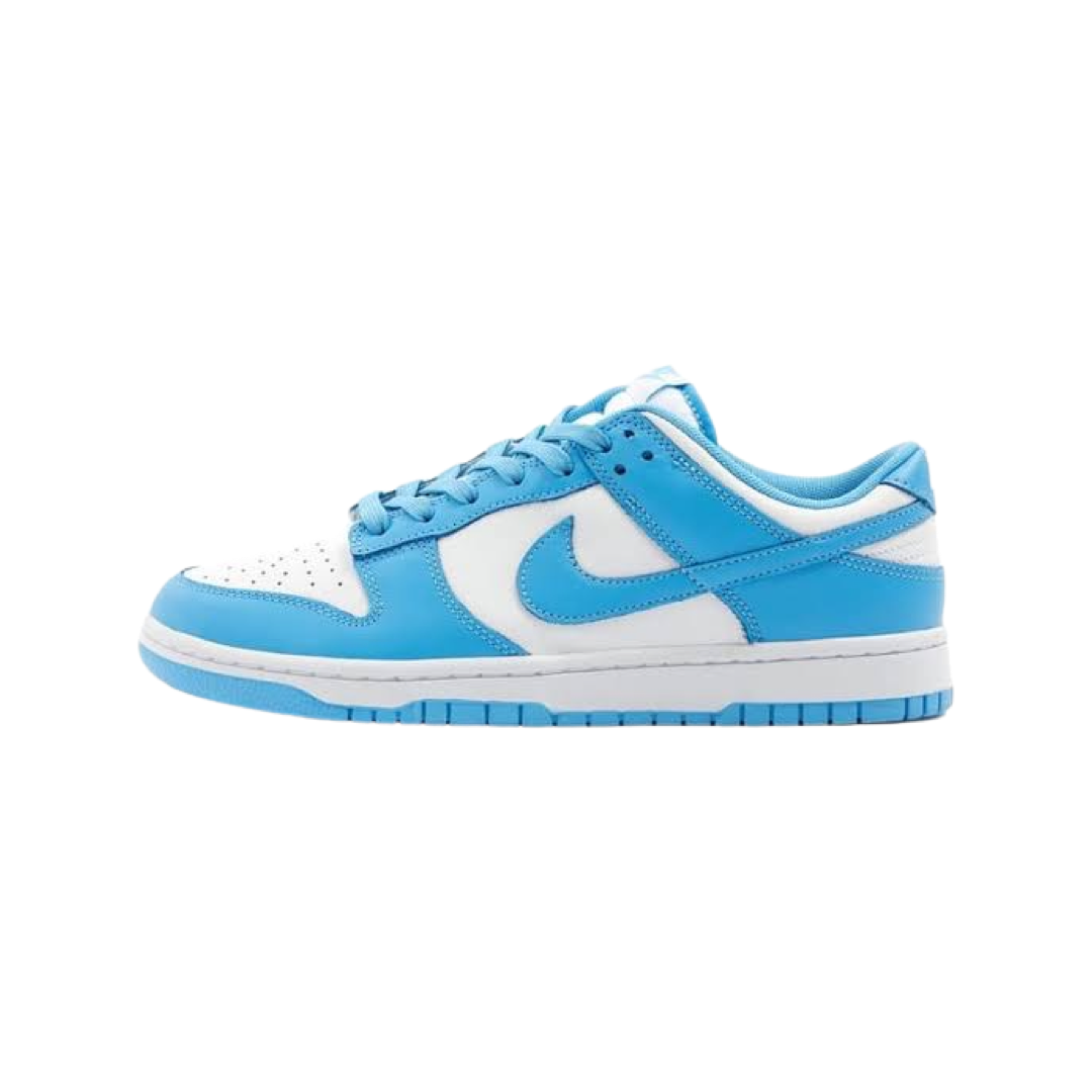 Nike Dunk Low UNC 2021 University Blue White Sneakers - Men's Basketball Shoes for Casual Wear & Street Style Fashion