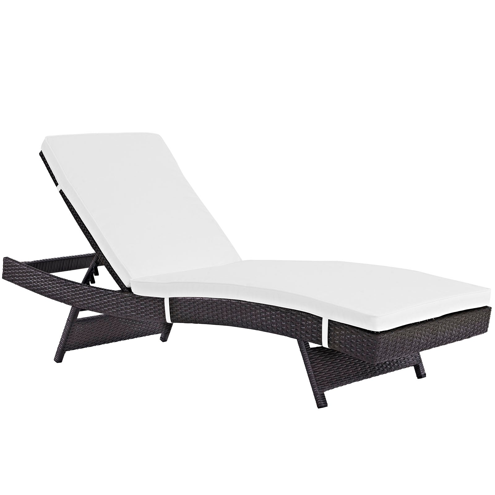 Convene Chaise Outdoor Patio Set of 6 - Waterproof Wicker Furniture for Poolside, Garden & Backyard Relaxation