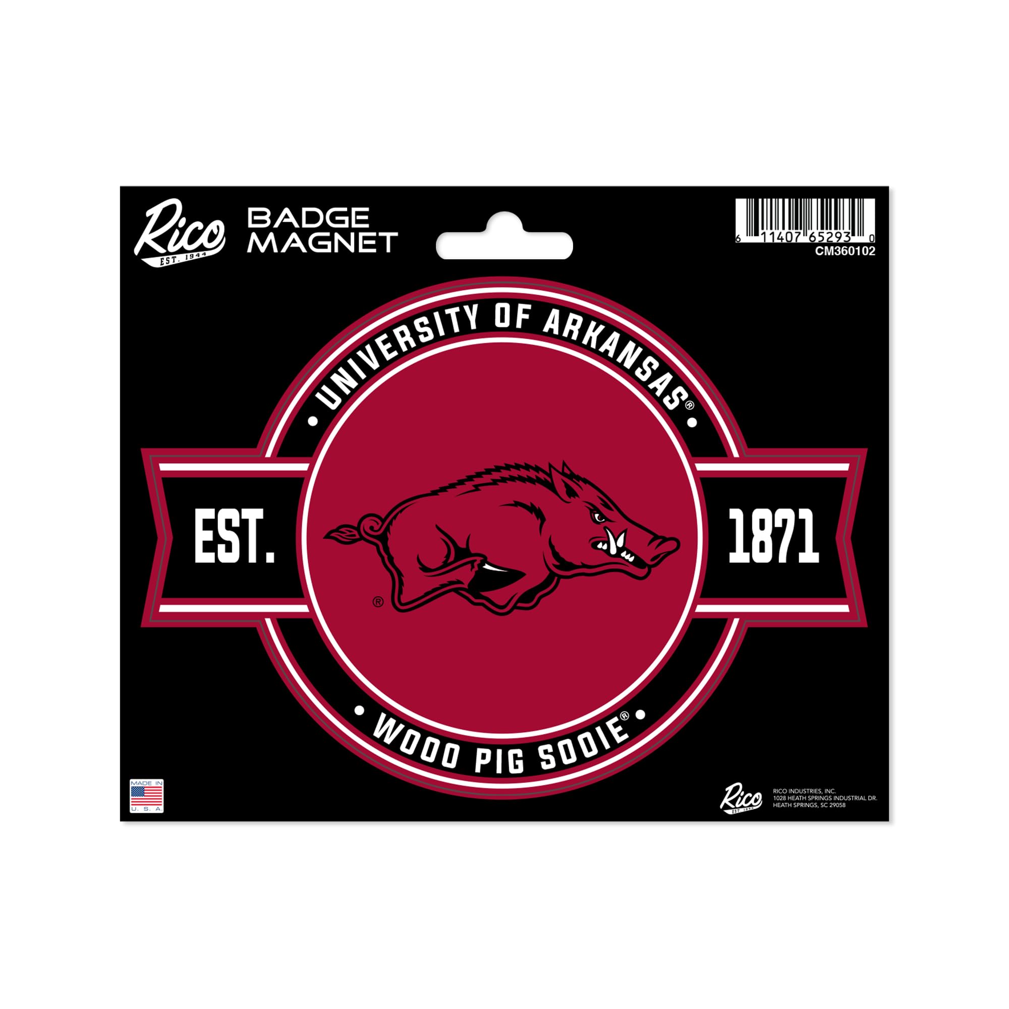 NCAA Standard Badge Magnet for Car & Refrigerator - Officially Licensed College Team Fan Accessories - Perfect for Game Day, Tailgating, and Home Decor