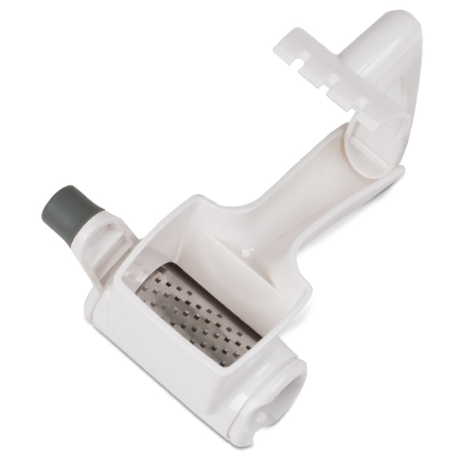 Zyliss Stainless Steel Rotary Cheese Grater - Easy Grip Handle for Shredding Parmesan, Cheddar & Hard Cheeses - Perfect for Pasta, Salads & Pizza Toppings