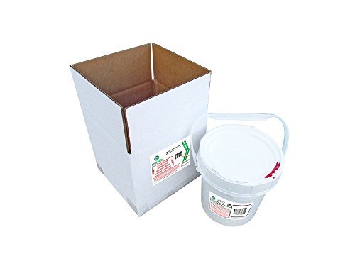 0.5 Gallon Dry Cell Battery Recycling Bin with Secure Lid - Holds 8.8 lbs of AA/AAA Batteries - Eco-Friendly Battery Disposal Container for Home, Office & Schools - Includes Cardboard Storage Box
