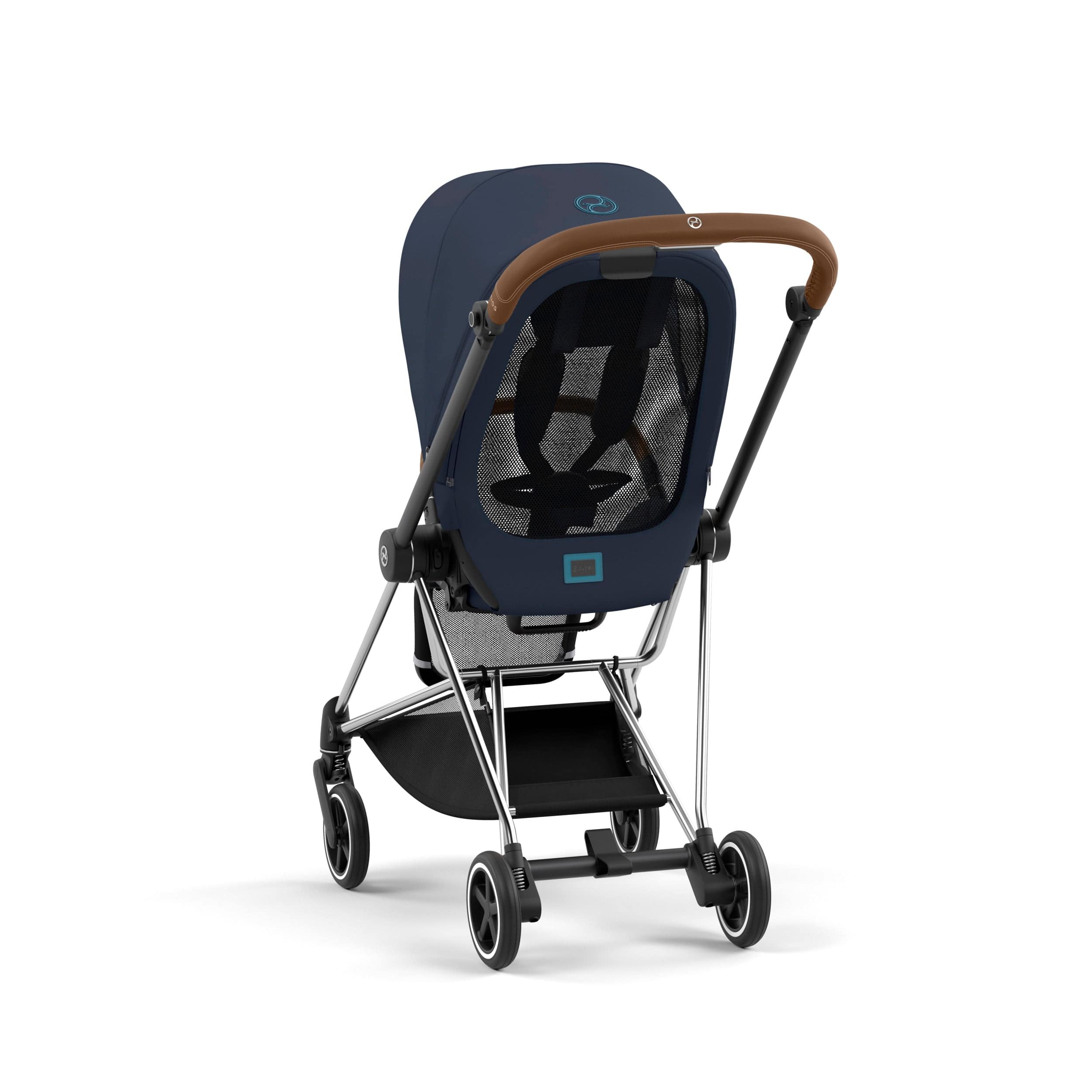 Cybex Mios 3 Complete Stroller - Lightweight Travel Stroller with Reversible Seat, Chrome/Brown | Perfect for City Walks, Travel & Everyday Use