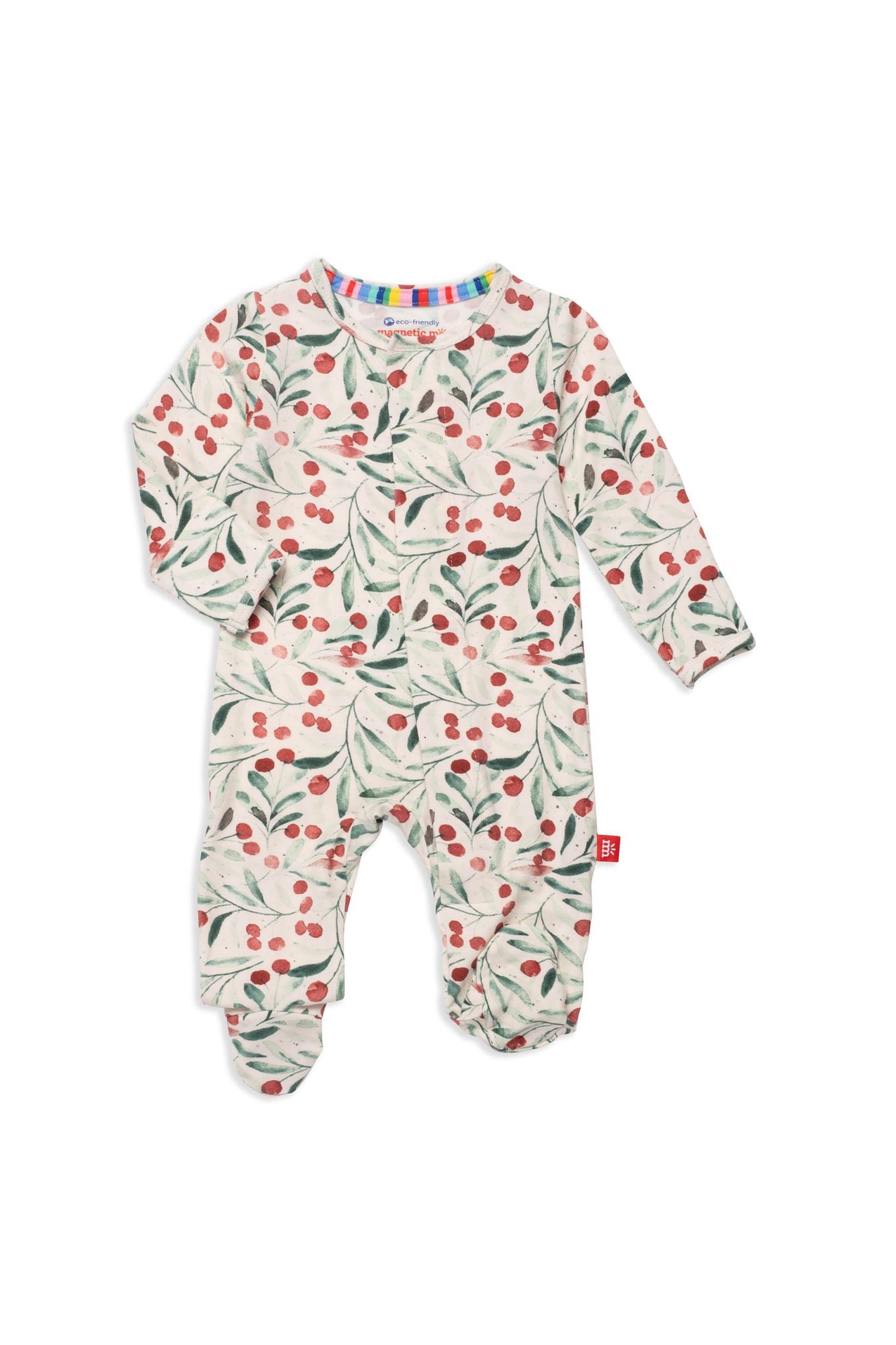 Kiss Me Baby Magnetic Footie Pajamas for Baby Girls - Soft & Snug Infant Sleepwear with Magnetic Closure - Perfect for Nursery, Bedtime & Newborn Photoshoots