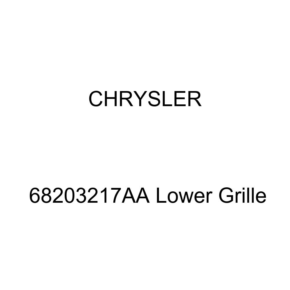 Genuine Chrysler 68203217AA Lower Grille Replacement - OEM Front Bumper Grille for Chrysler 300, Dodge Charger & Challenger - Perfect for Car Repair & Custom Upgrades