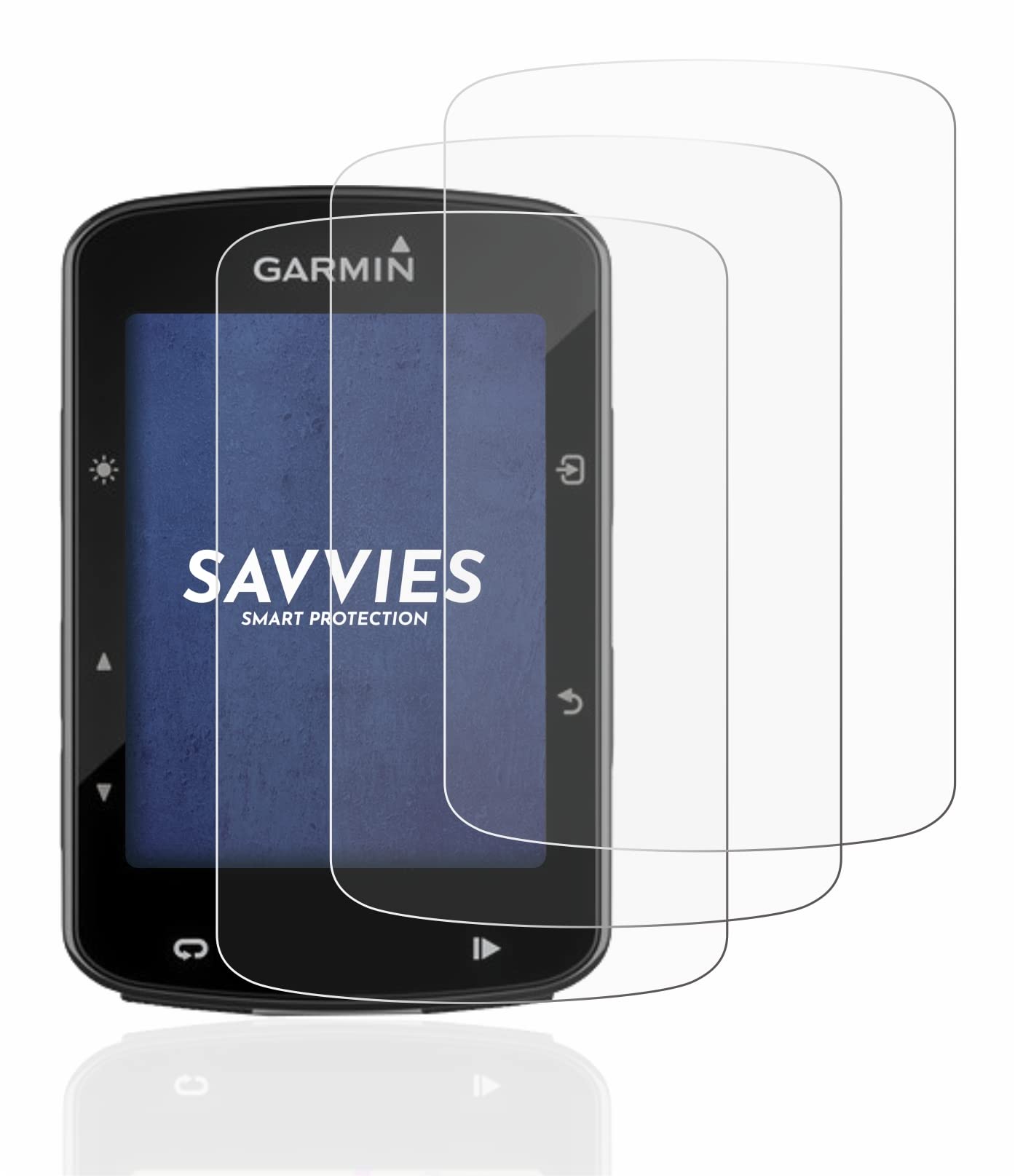 Garmin Edge 520 Plus Screen Protector 6 Pack - Clear Film for Cycling GPS Protection