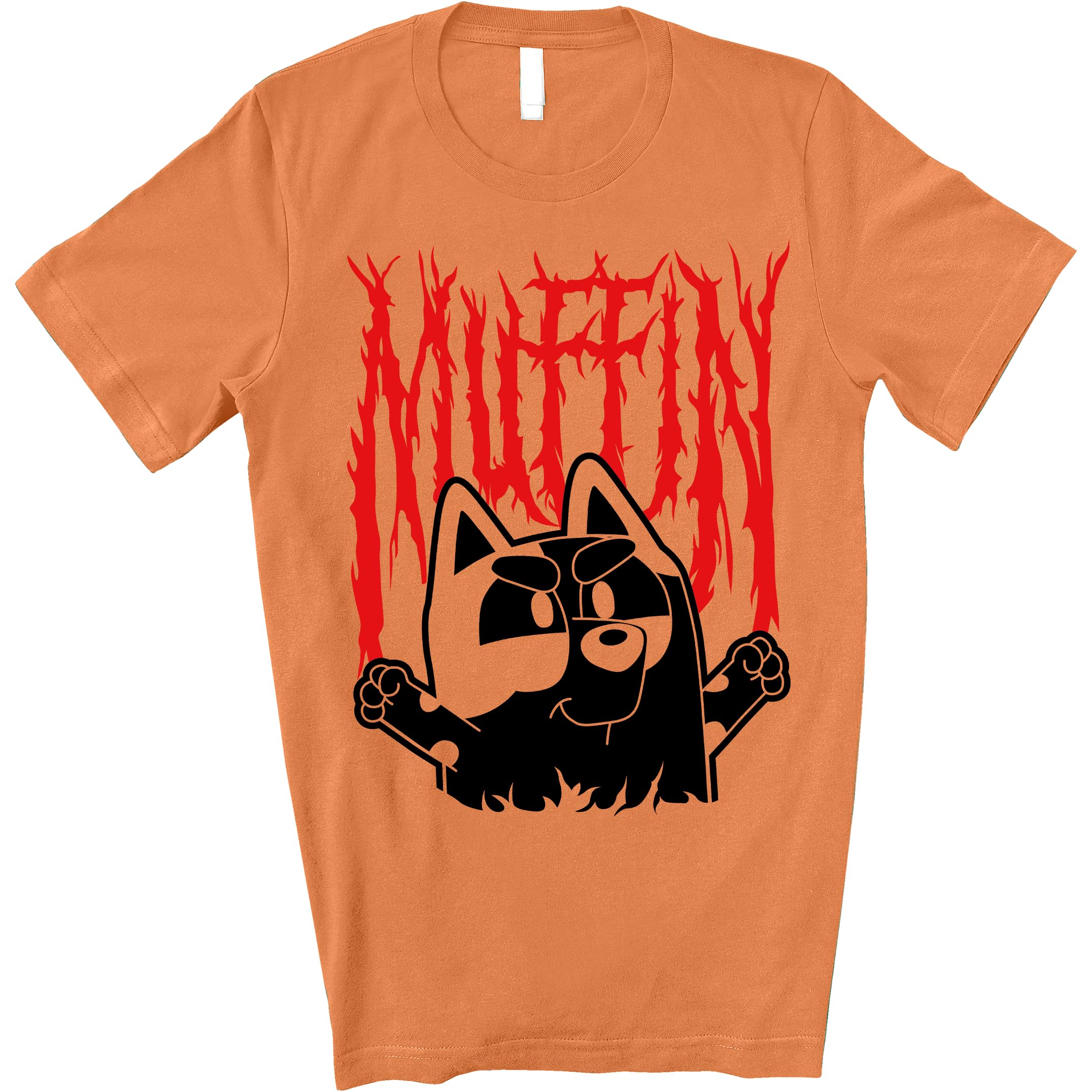 Funny Muffin Mental T-Shirt for Women & Kids - Cartoon Character Graphic Tee - Family Matching Outfits for Birthdays & Casual Wear