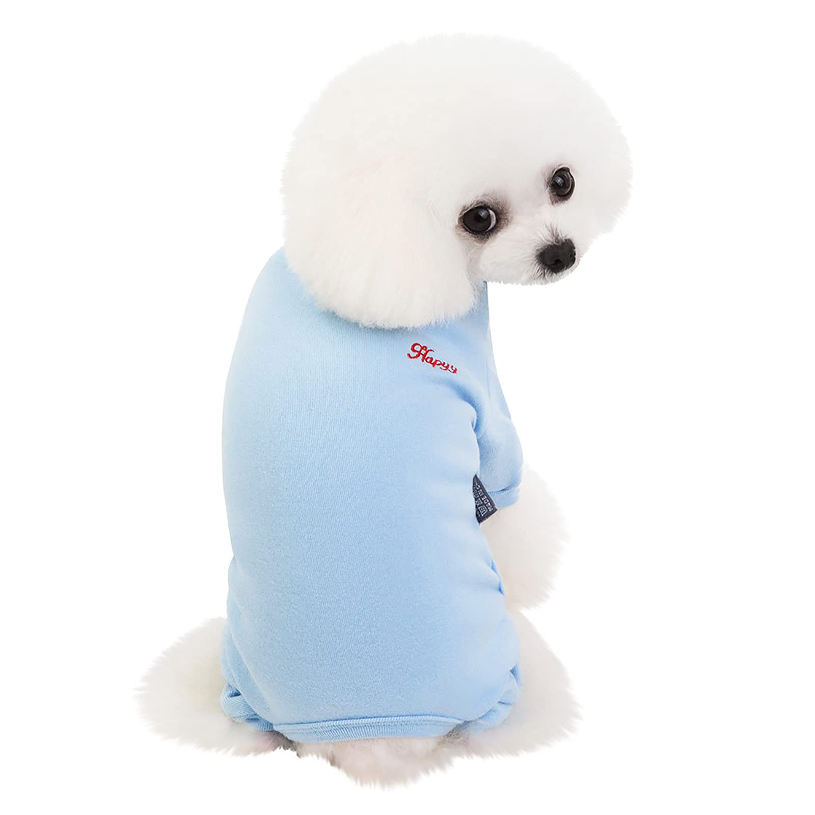 Breathable Cotton Dog Pajamas - Lightweight 4-Leg Jumpsuit Onesie for Small & Medium Dogs | Cozy Sleepwear & Stylish Costume for Puppies - Perfect for Nighttime Comfort & Cute Photo Ops