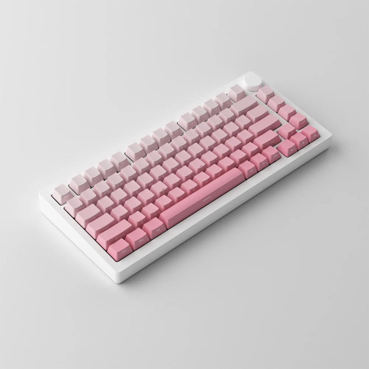 Akko Monsgeek M1W V3 SP 75% Wireless Mechanical Keyboard - White Gradient RGB Backlit, Hot-Swappable Piano Pro Switches for Gaming & Typing | Perfect for Office, Home & Esports