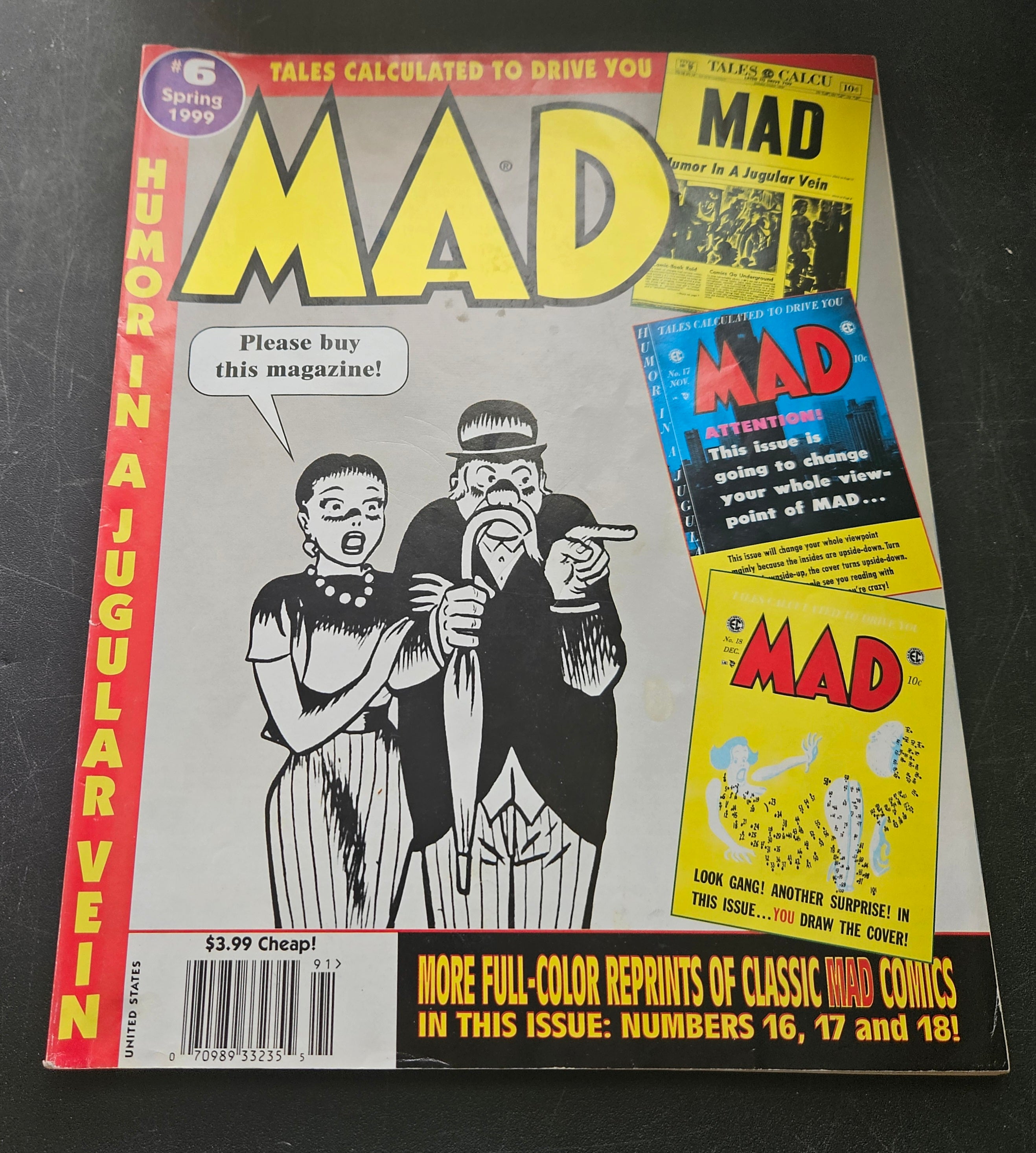MAD Humor In A Jugular Vein #9 Spring 1999 Vintage MAD Comics - Collectible Comic Book for Fans & Collectors | Perfect for Display, Gifts & Nostalgic Reading