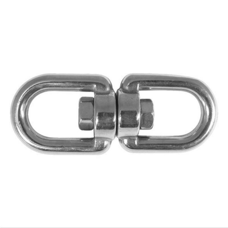 BLA Stainless Steel Eye and Eye Swivels - Heavy Duty Marine Hardware for Fishing, Boating, and Rigging Applications