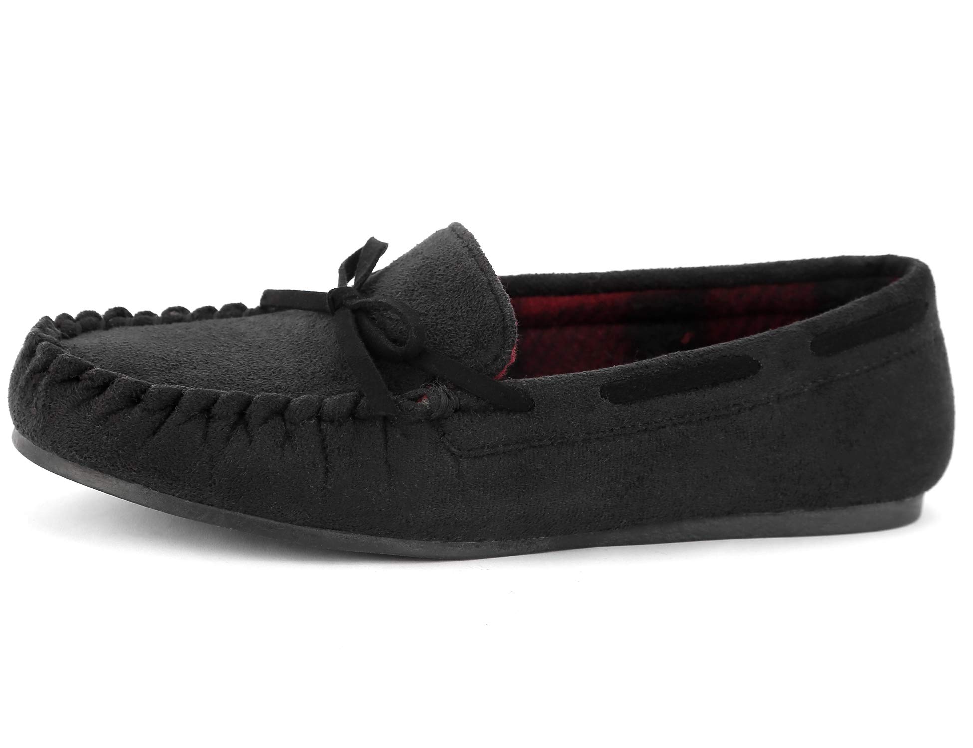 MaxMuxun Women's Moccasin Slippers - Cozy Memory Foam House Shoes for Indoor & Outdoor Use - Soft Fleece Lined Comfortable Slip-On Slippers for Home, Office, and Travel