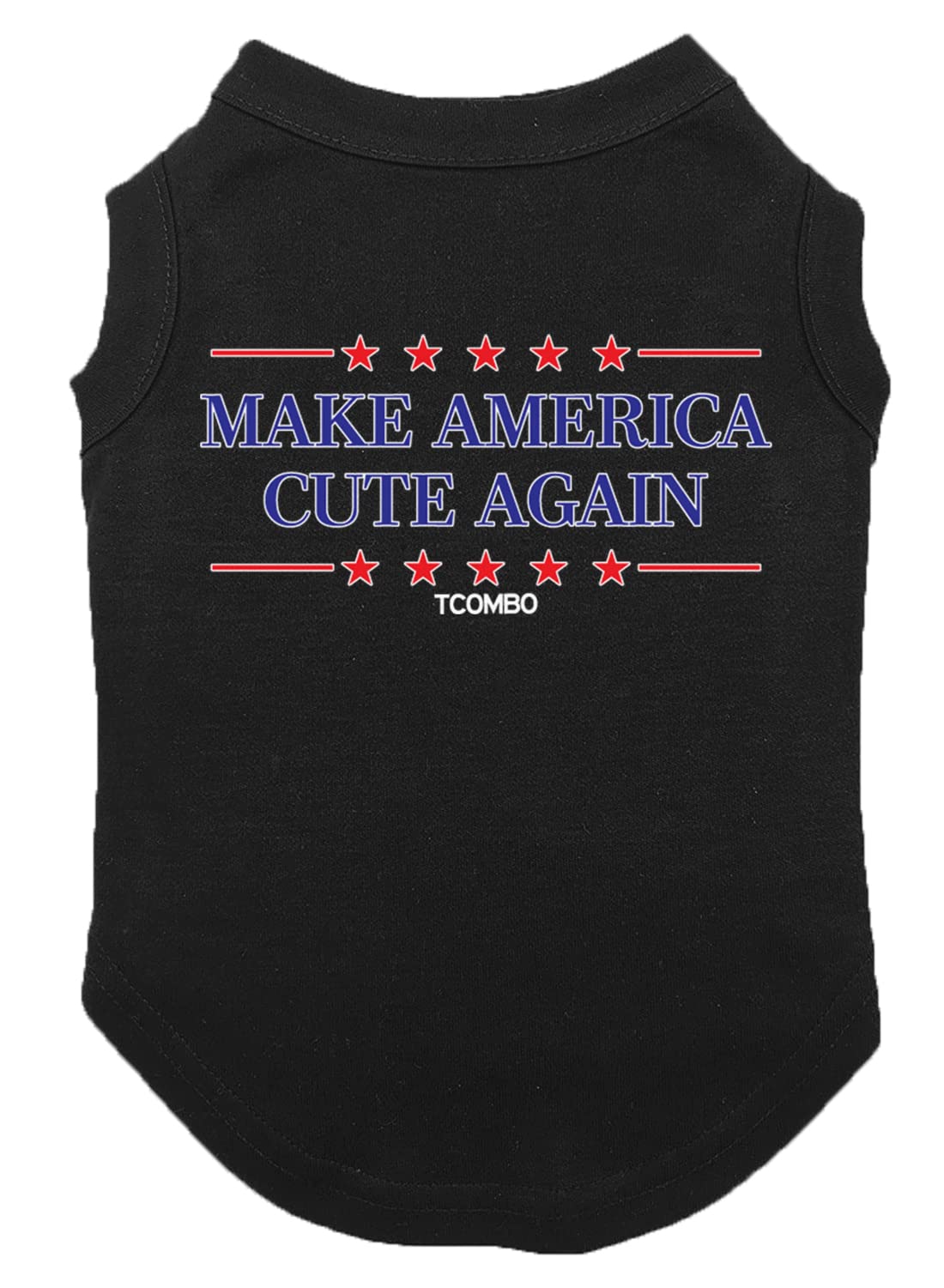 Make America Cute Again - MAGA Trump Dog T-Shirt for Small Dogs | Patriotic Pet Apparel | Perfect for 4th of July, Election Parties & Conservative Events (Black, X-Small)