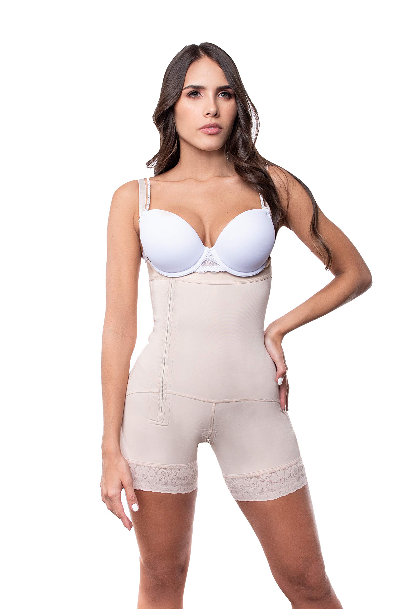 Fajas Milia Women's Colombian Shapewear Boyshort Stage 2 Compression Garment - High Waist Tummy Control Underwear for Postpartum & Weight Loss (Model 2310) | Perfect for Everyday Wear, Gym & Special Occasions