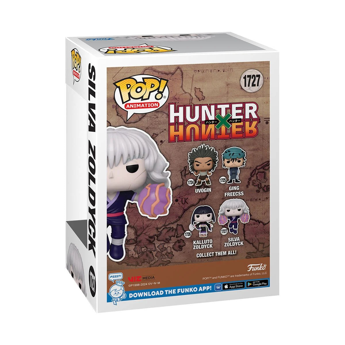 Hunter X Hunter Silva Zoldyck Funko Pop! Vinyl Figure #1727 - Anime Collectible for Fans & Gift Idea for Birthday, Christmas & Display Decor