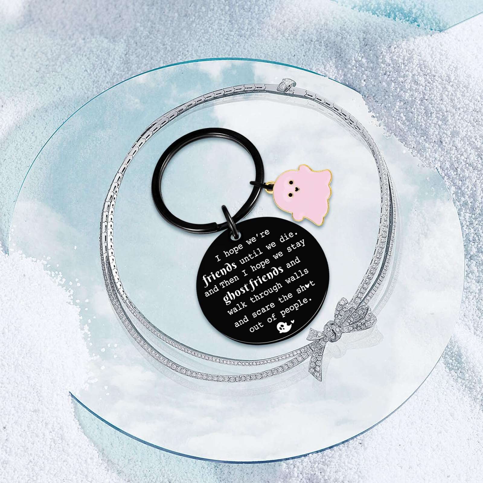 Stylish Women's Keychain - Best Friend Birthday Gift for Her, Elegant Friendship Present for Women | Perfect for Everyday Use, Travel & Special Occasions