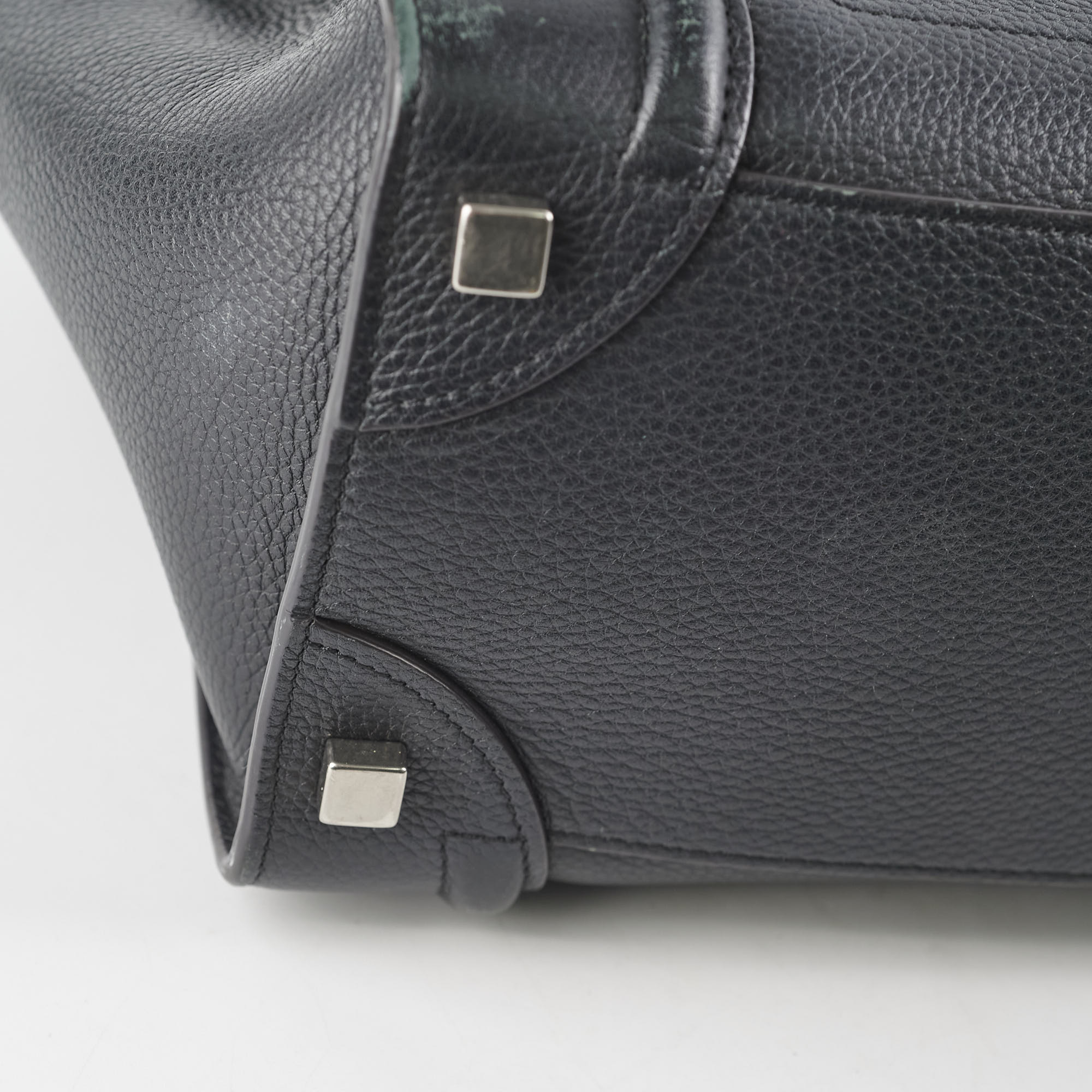 Celine Micro Luggage Black Leather Crossbody Bag - Stylish & Compact Handbag for Women, Perfect for Work, Travel & Everyday Use