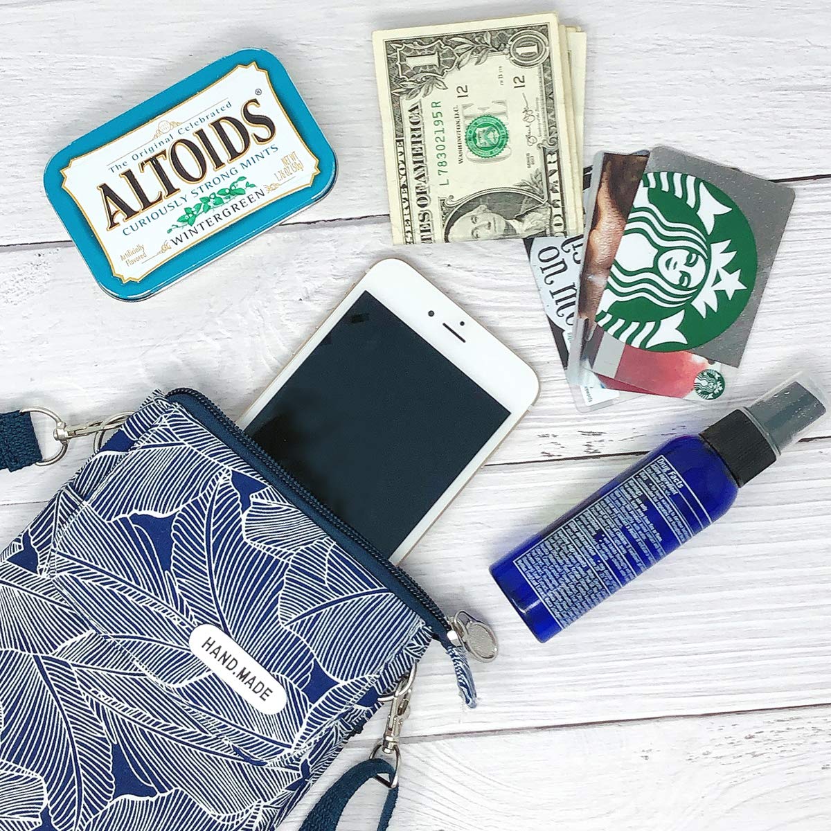 Allydrew Mini Crossbody Cell Phone Bag for Women - Small Purse with Adjustable Strap, RFID Blocking - Perfect for Travel, Shopping, and Everyday Use