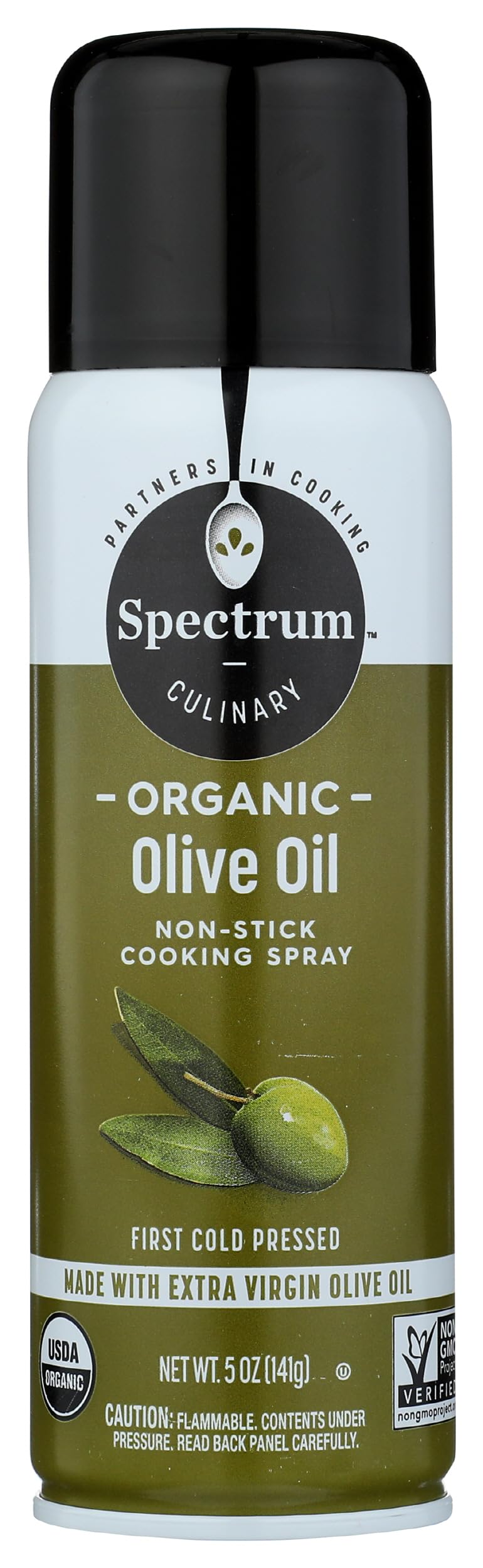 Organic Extra Virgin Olive Oil Cooking Spray - 5 fl oz, Non-GMO, Gluten-Free - Perfect for Baking, Grilling & Healthy Cooking