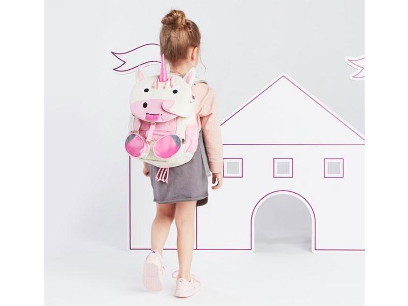 Affenzahn Large Emma Unicorn Backpack for Kids - Durable School Bag with Adjustable Straps & Waterproof Design - Perfect for School, Travel & Outdoor Adventures