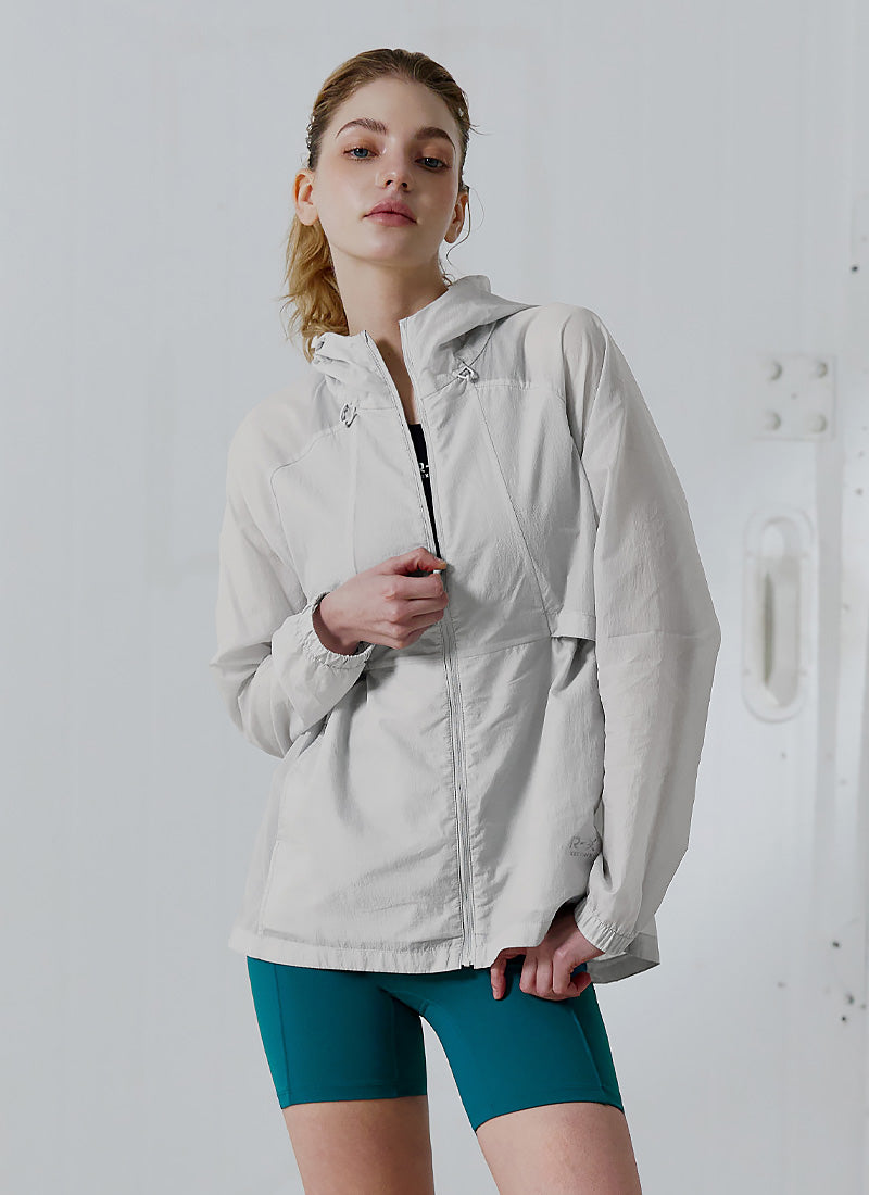 RX Airflow Windbreaker Jacket - Lightweight & Water-Resistant Outdoor Running Jacket for Men & Women - Perfect for Hiking, Jogging, and Travel