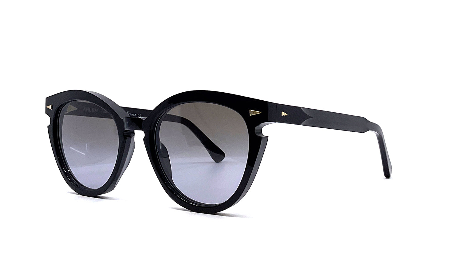 Ahlem Ménilmontant Black Sunglasses - Luxury Designer Shades for Women & Men - UV Protection, Polarized Lenses - Perfect for Driving, Beach & Outdoor Activities