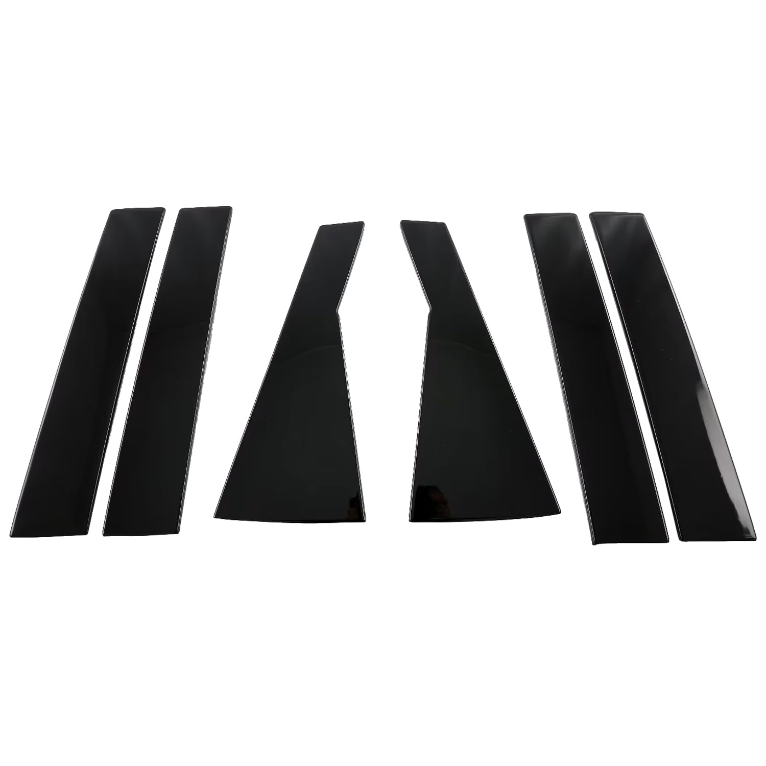 2023-2025 Honda CRV CR-V Car Window Sill & Middle Post Molding Cover Trim - 16PCS ABS Gloss Black Exterior Accessories | Perfect for Car Customization & Protection