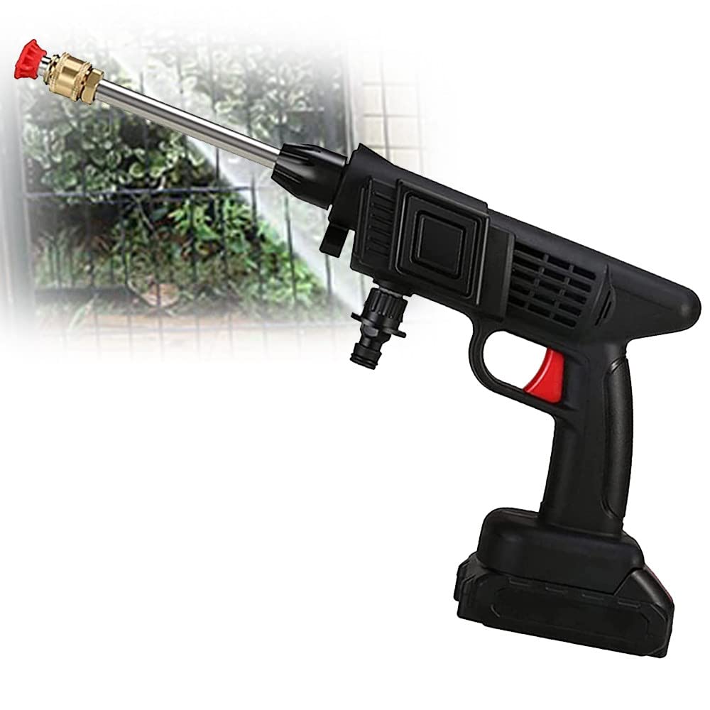 Cordless Electric Pressure Washer - Portable Handheld Power Washer with Adjustable Nozzle, Rechargeable Battery & Charger Included - Perfect for Car Washing, Patio Cleaning & Outdoor Home Maintenance