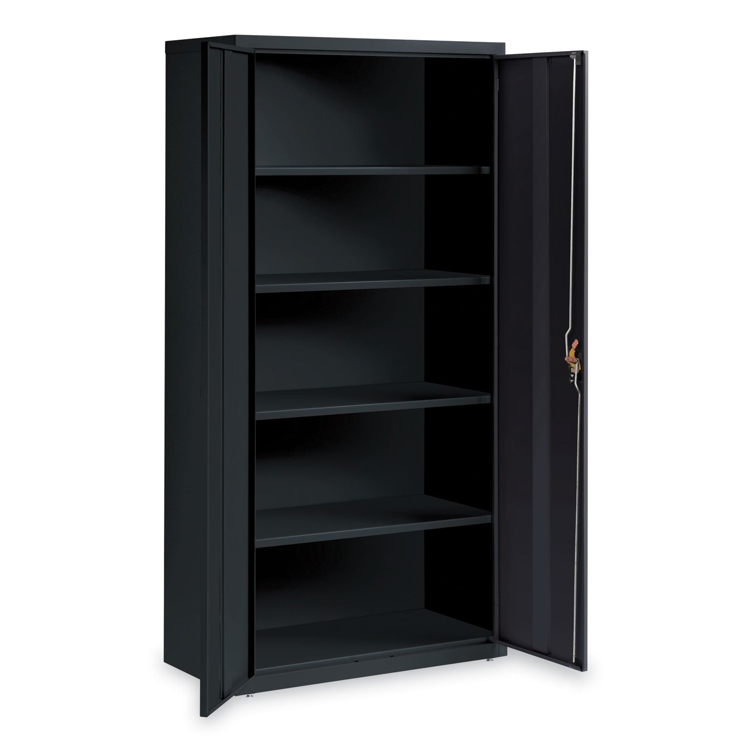 Alera® 5-Shelf Black Storage Cabinet - 36