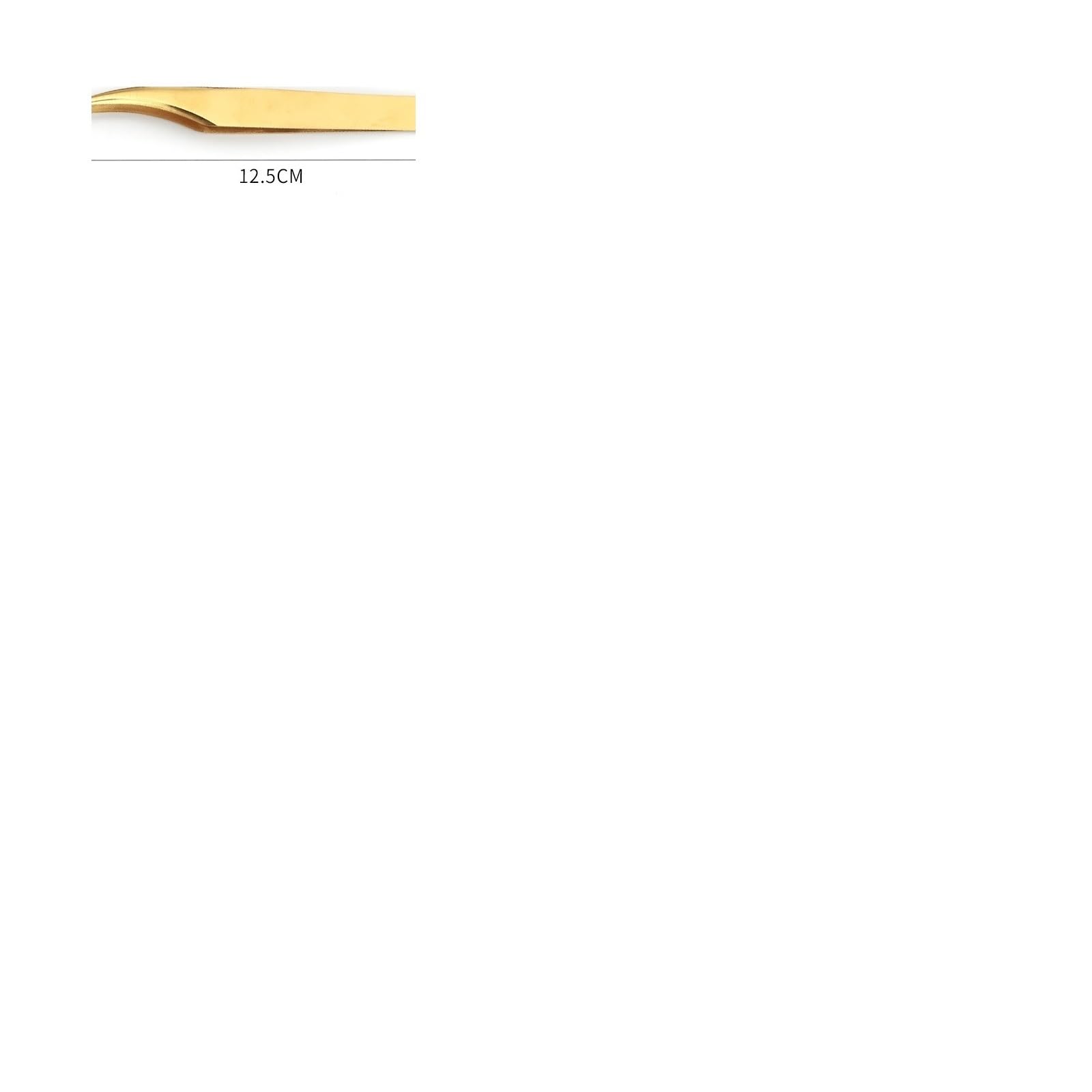 Professional Stainless Steel Hair Removal & Eyelash Extension Tweezers - Super Hard, Anti-Static, Precise Makeup Tools for Eyebrow Shaping & Lash Application