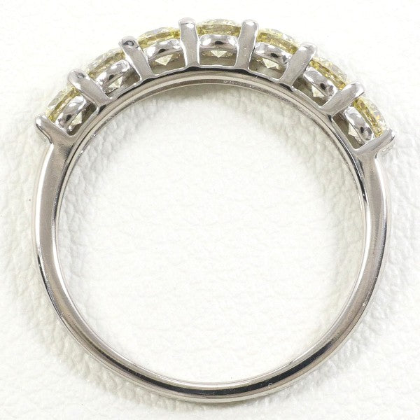 18K White Gold Ring with 0.85ct Yellow Diamond - Certified Pre-Owned Jewelry for Engagement, Anniversary & Special Occasion Gifts