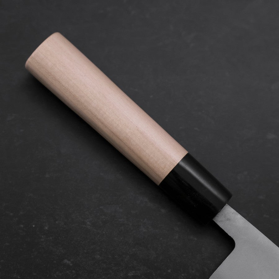 Premium Santoku Knife 165mm - Blue Super Damascus Steel Blade with Buffalo Magnolia Handle - Japanese Kitchen Knife for Slicing, Dicing & Chopping Vegetables, Meat & Fish - Perfect for Home Chefs & Professional Kitchens