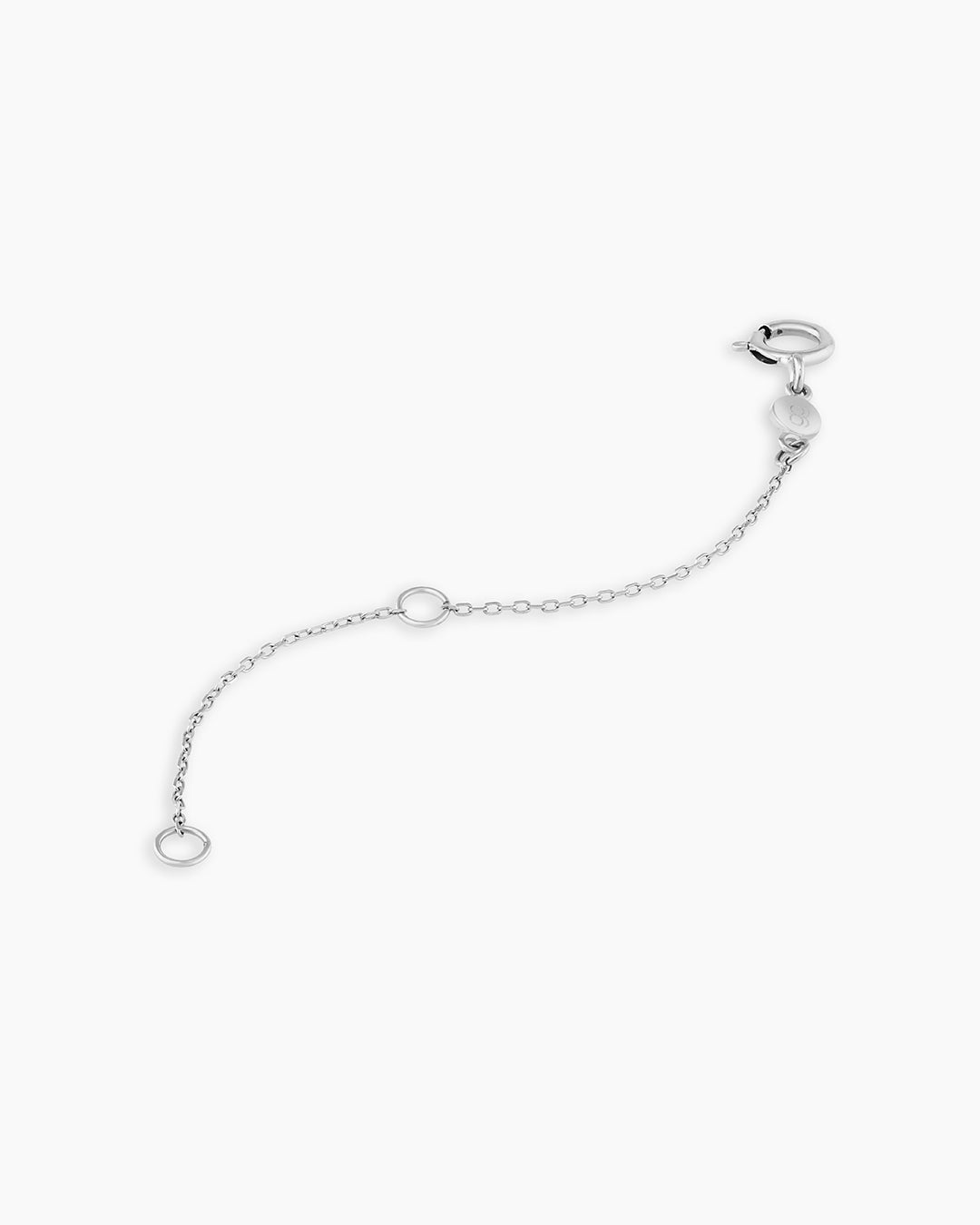 14K White Gold Necklace Extender Chain - Adjustable Length for Layering & Custom Fit Jewelry | Perfect for Pendants, Lockets & Personalized Necklaces