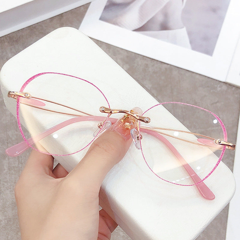 Women's Diamond Cut Anti Blue Light Reading Glasses - Stylish & Comfortable for Computer Use, Reading & Screen Time Protection