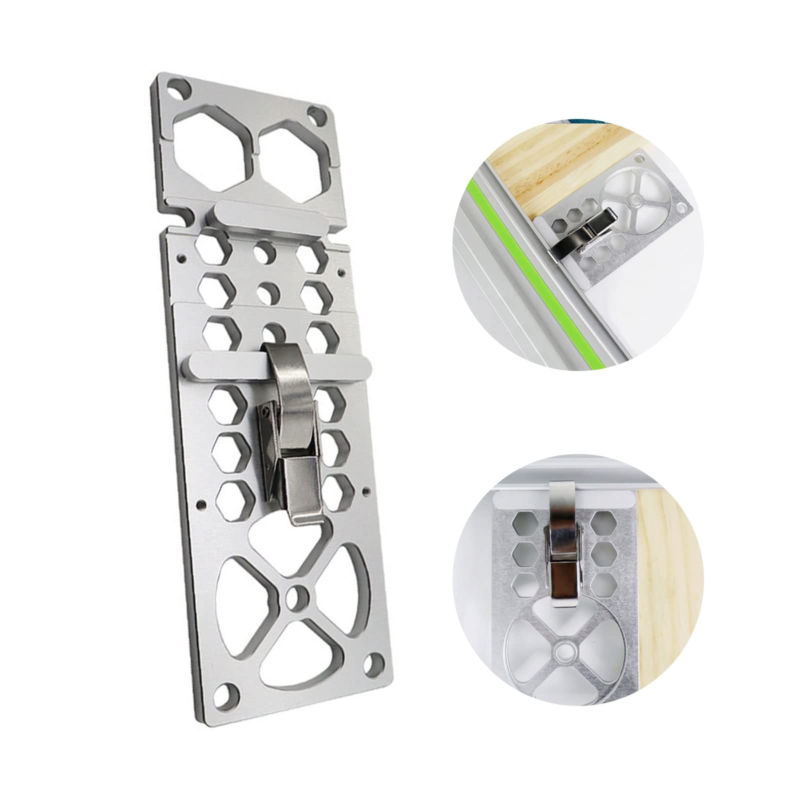 90 Degree Right Angle Guide Rail Clamp for Woodworking - 260mm Precision Cutting Tool for Circular Saws & Engraving Machines | Perfect for Cabinet Making, Furniture Crafting & DIY Wood Projects
