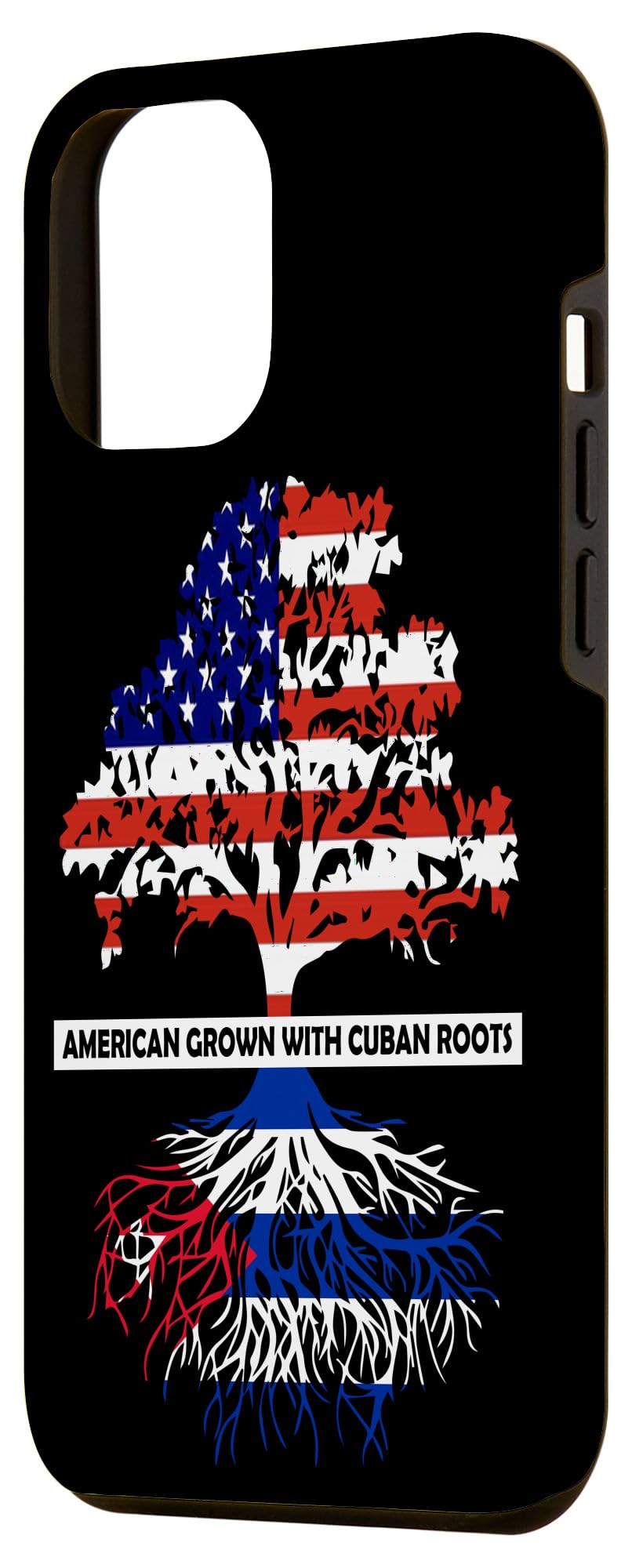 iPhone 12 Pro Max Case - Patriotic USA & Cuba Flag Design - Durable Protective Cover for iPhone 12 Pro Max - Perfect for Travel, Cultural Pride & Everyday Use