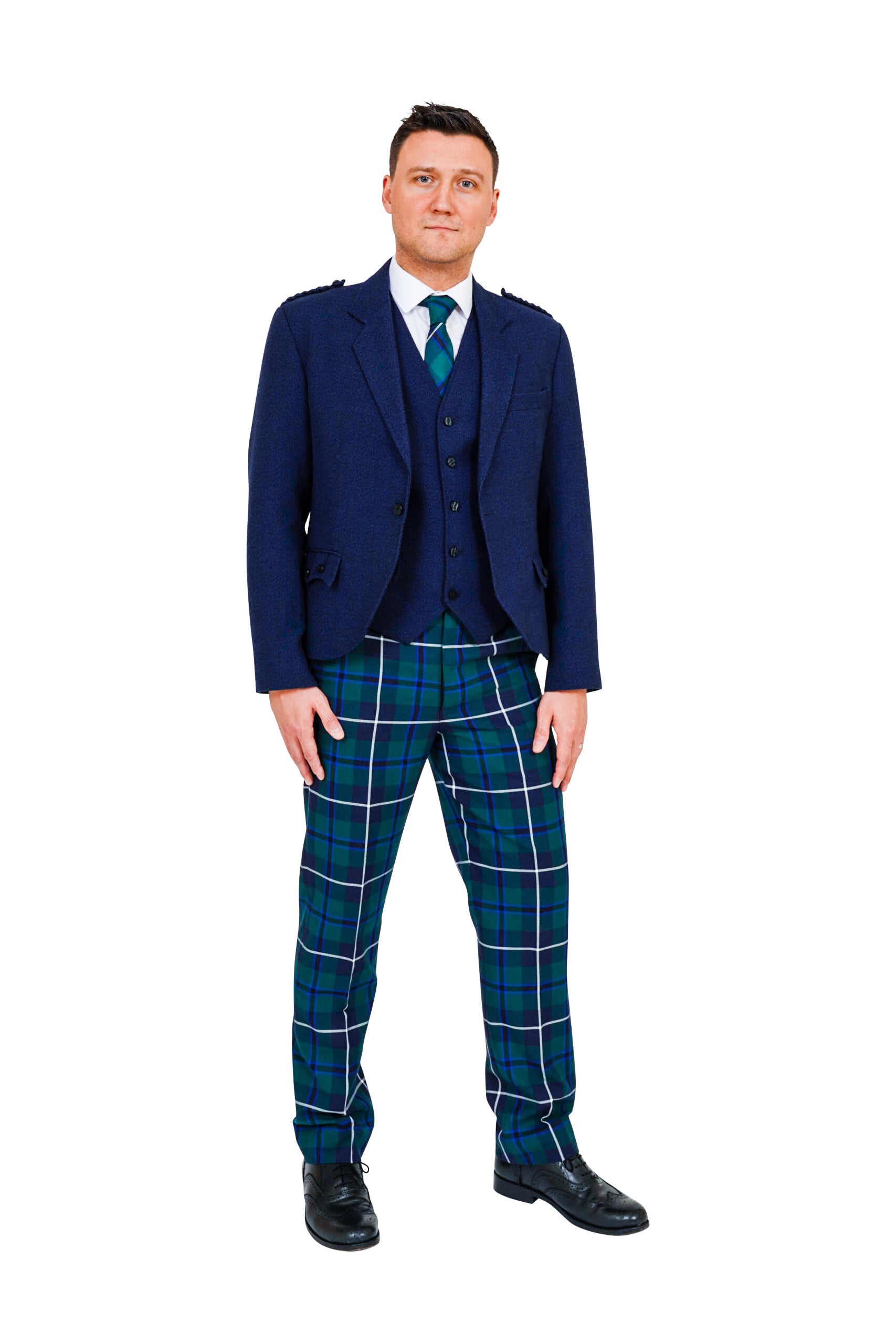 Navy Crail Jacket & Waistcoat with Modern Douglas trews