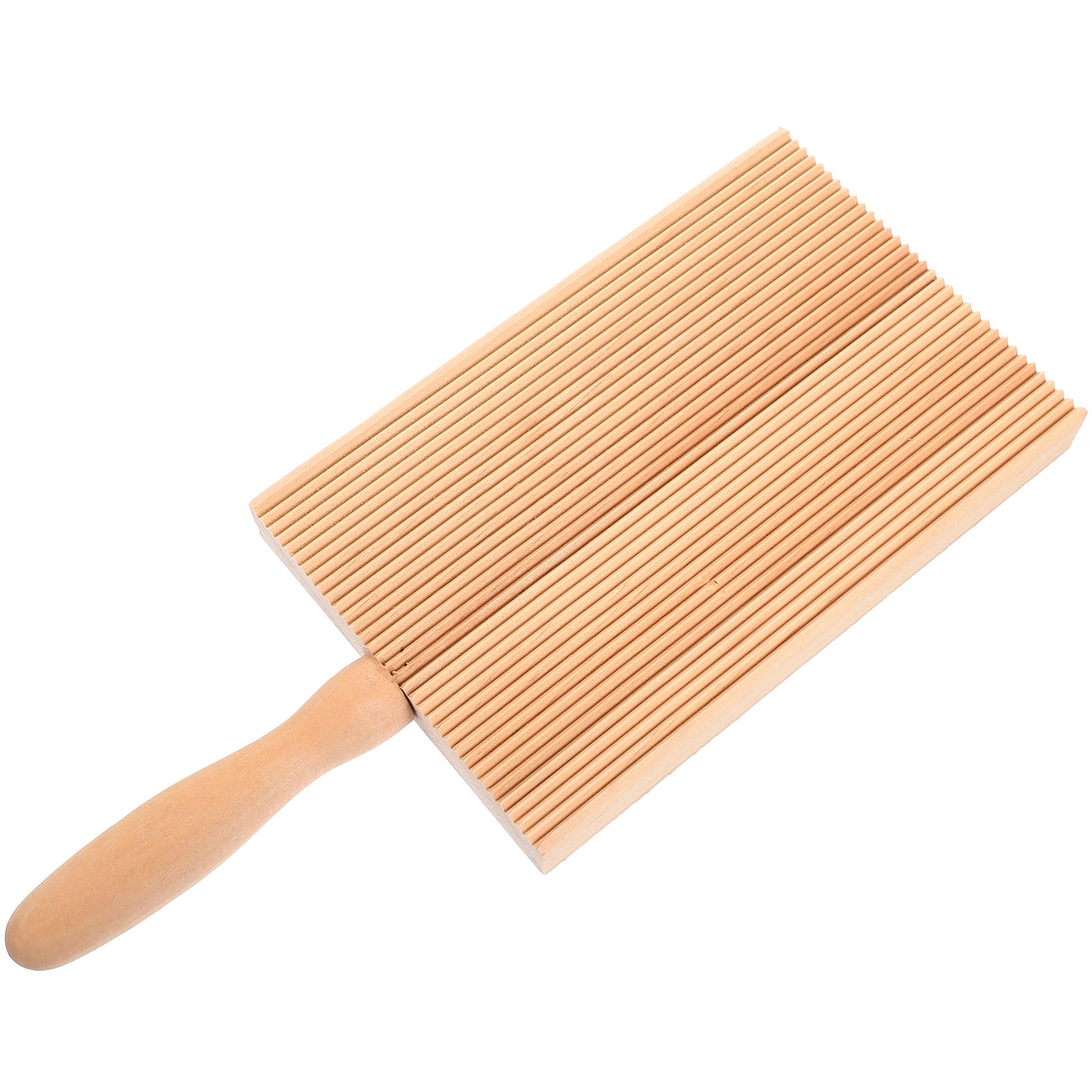DOITOOL Natural Wood Gnocchi Board & Pasta Maker - Handmade Italian Gnocchi Stripper, Homemade Pasta & Spaghetti Kitchen Tool - Perfect for Italian Cooking, Pasta Making & Gourmet Food Preparation