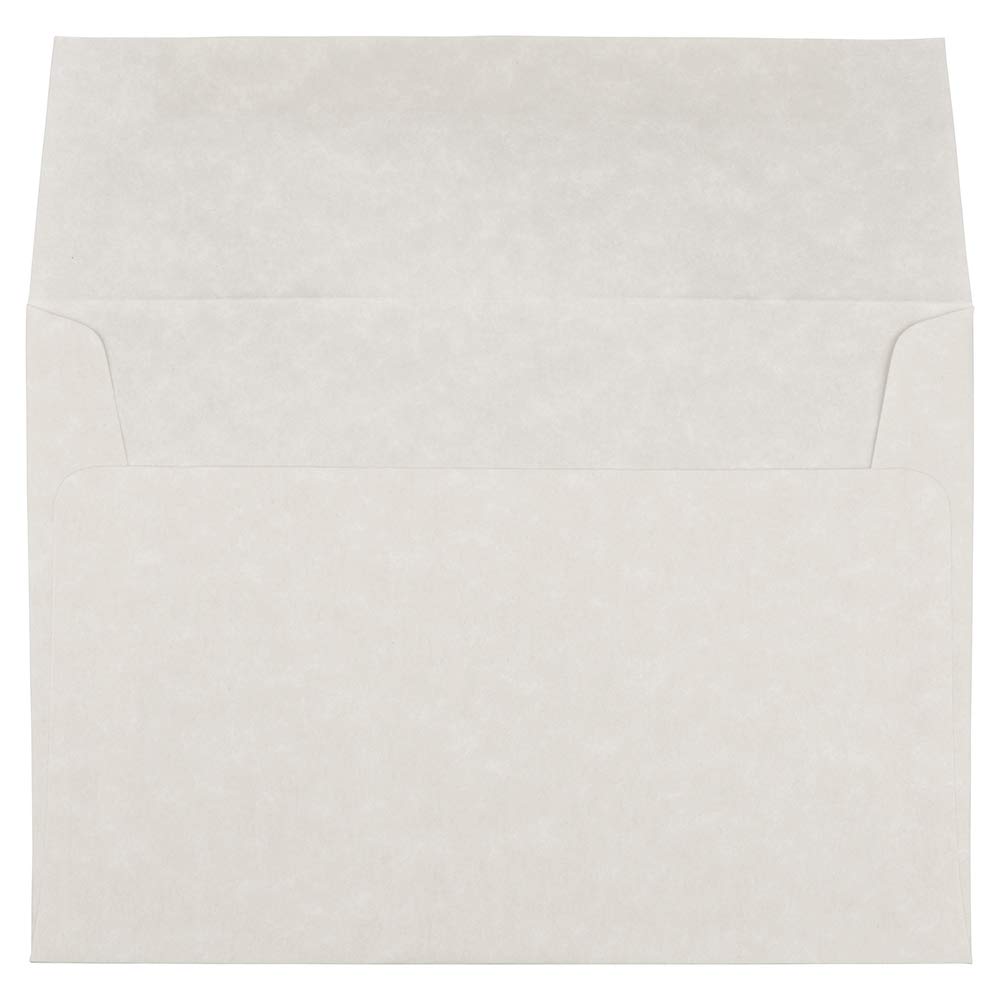 JAM PAPER A7 Parchment Invitation Envelopes 5.25 x 7.25 Inches - 1000 Pack White Recycled Paper Envelopes for Wedding, Graduation, Party & Business Invitations - Bulk Envelopes for Greeting Cards & Stationery
