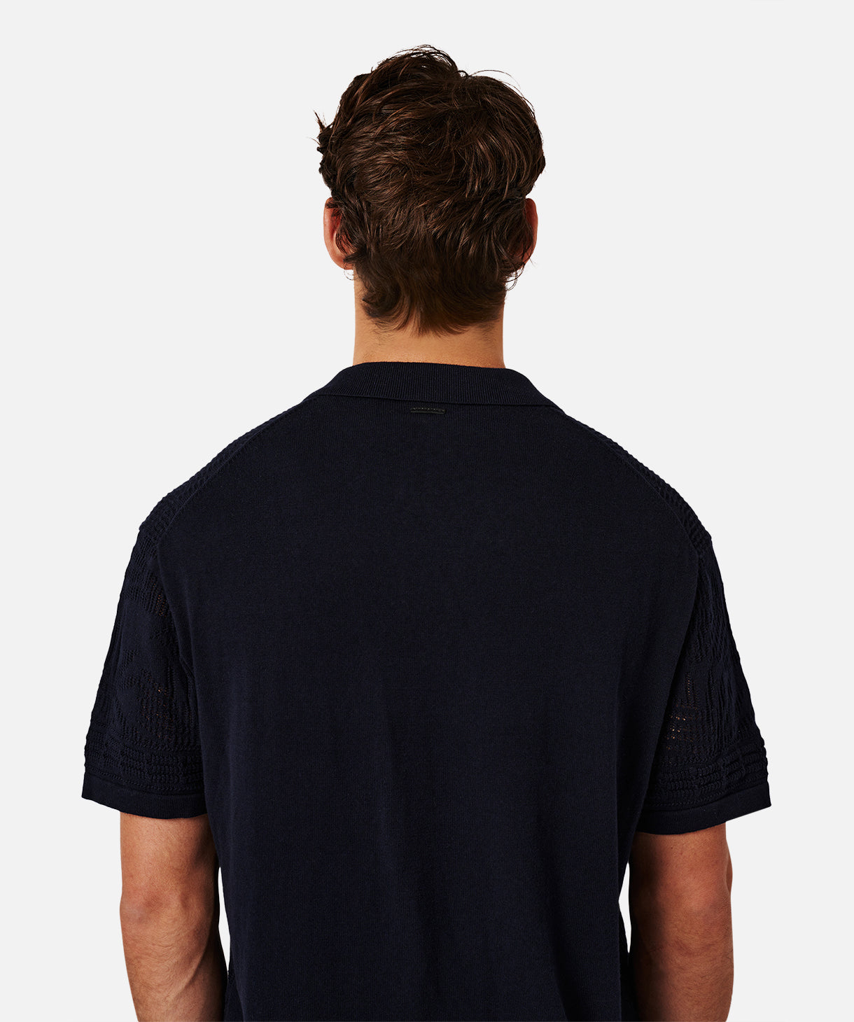 Barreto Short Sleeve Shirt for Men - Navy Blue Casual Button Down Shirt | Perfect for Office, Business, and Summer Outfits