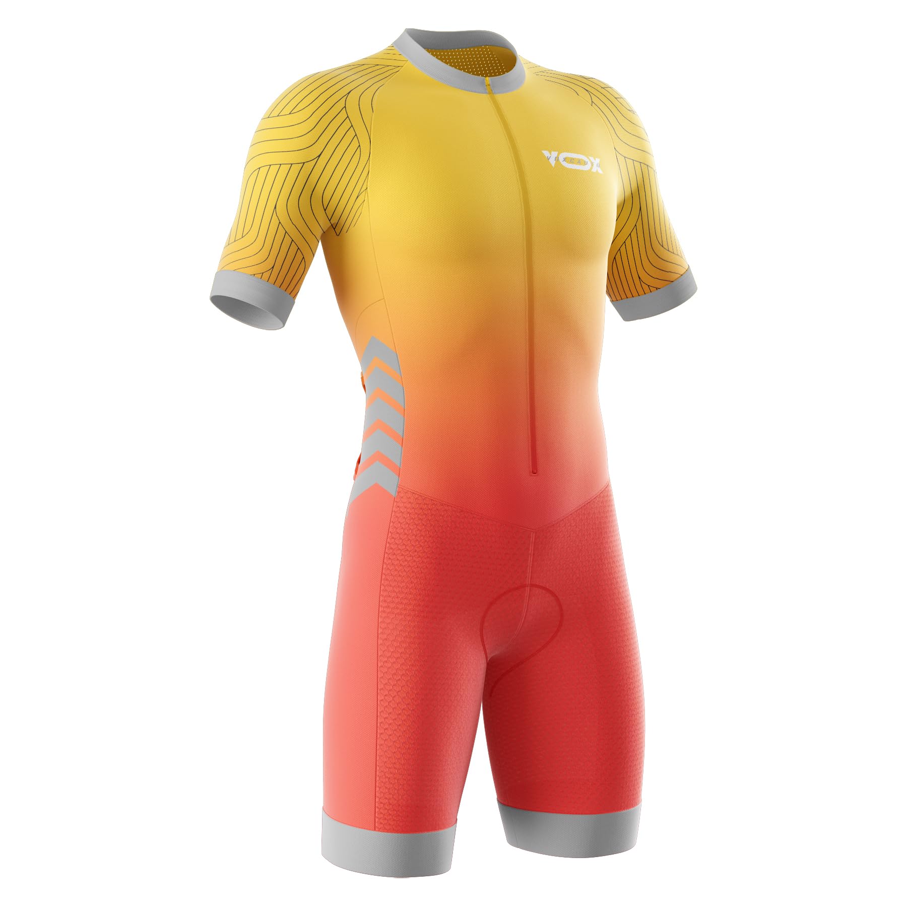 Men's Triathlon Suit - Cycling, Running & Swimming Skinsuit for Athletes | Perfect for Triathlons, Training & Competitions