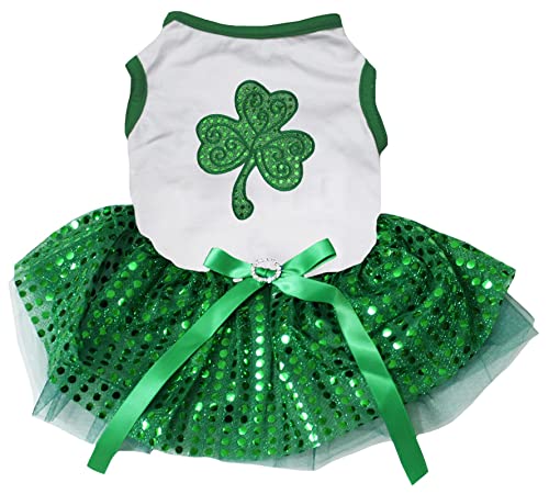 White/Green Sequins