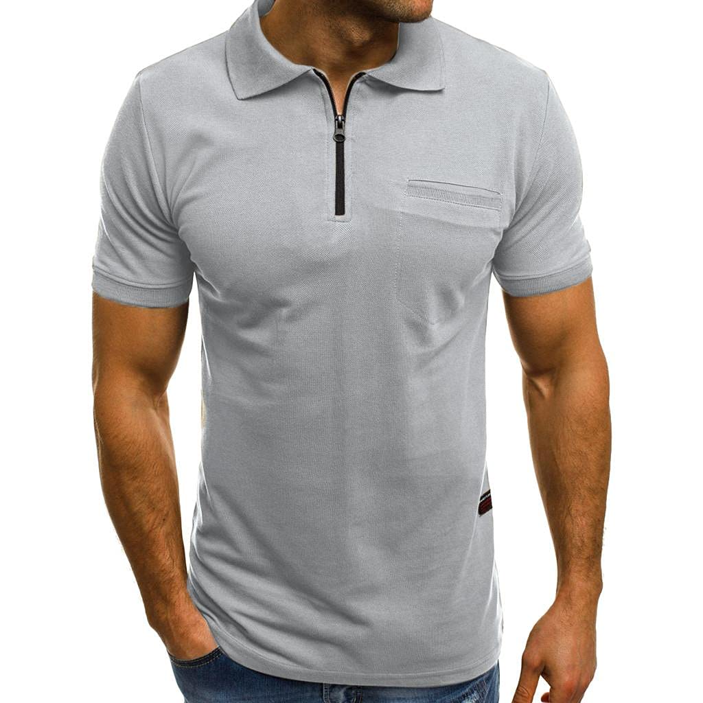Men's Polo T-Shirts - Comfortable Henley & Crew Neck Short Sleeve Tees for Casual Wear, Workout & Gym | Breathable Cotton Shirts for Everyday Use